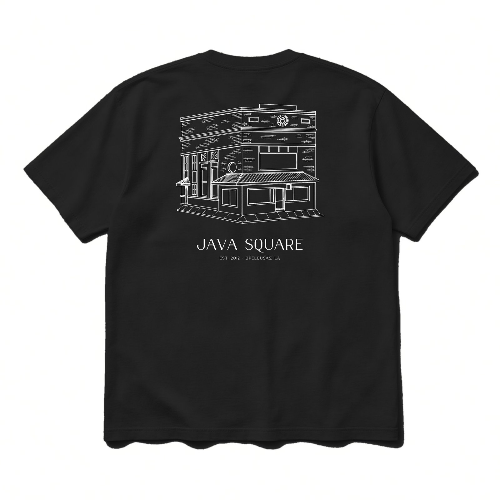Java Square Building Tee - Black