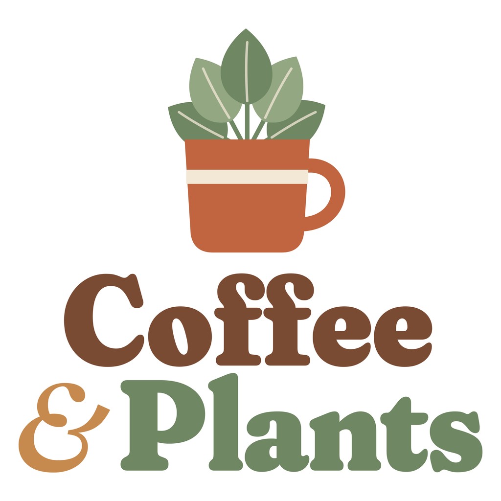 Java Square Coffee & Plants Sticker
