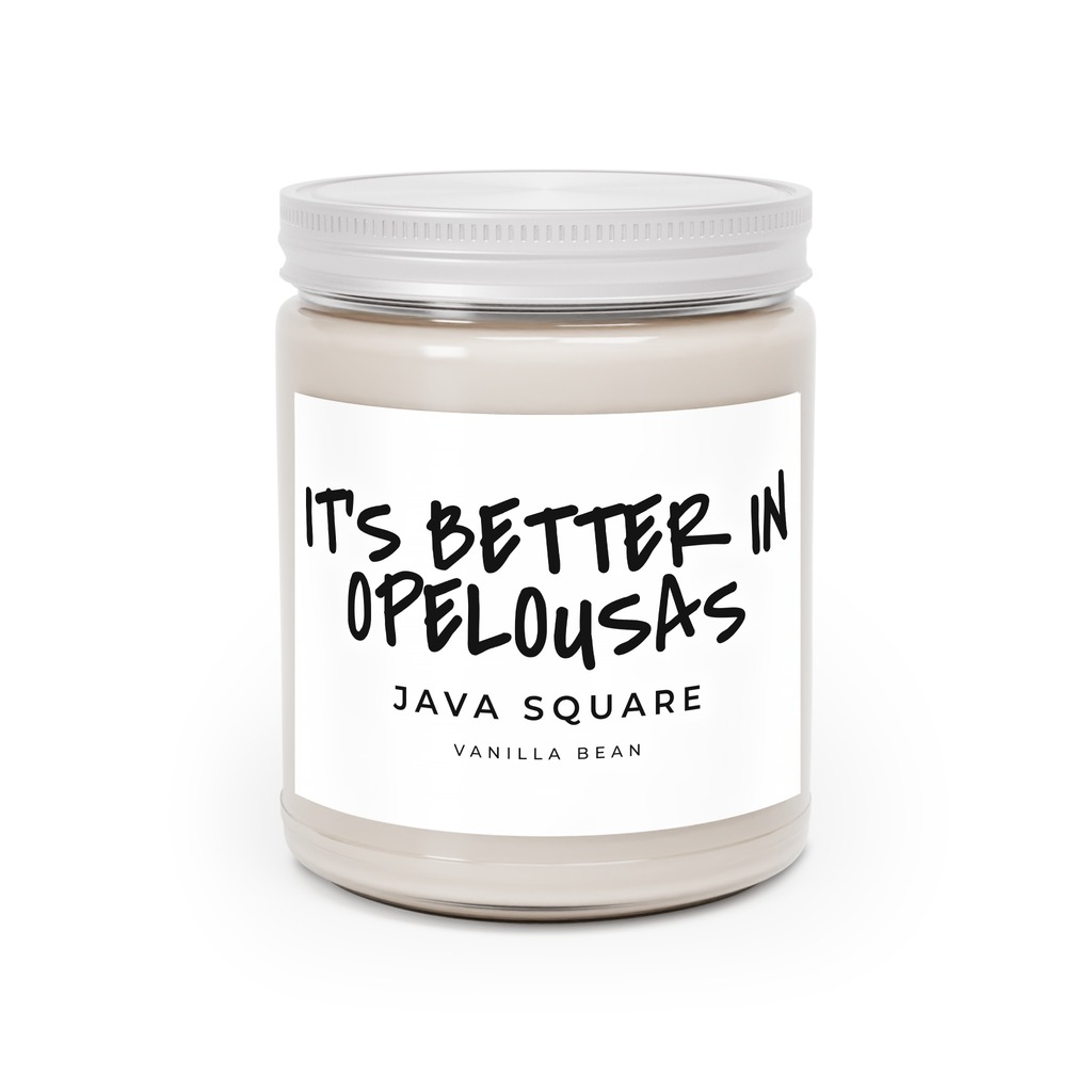 Java Square Soy Candle - Vanilla Bean