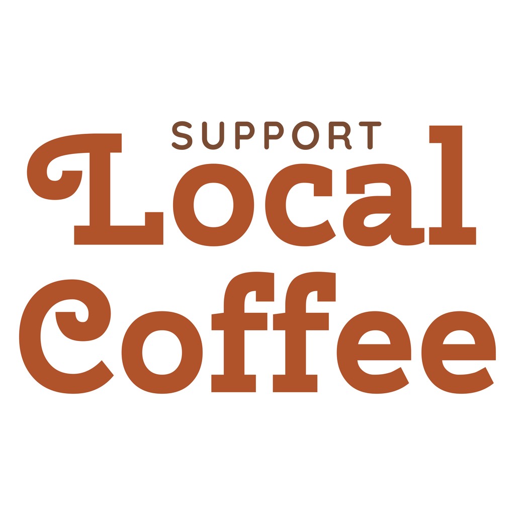 Java Square Support Local Coffee Sticker