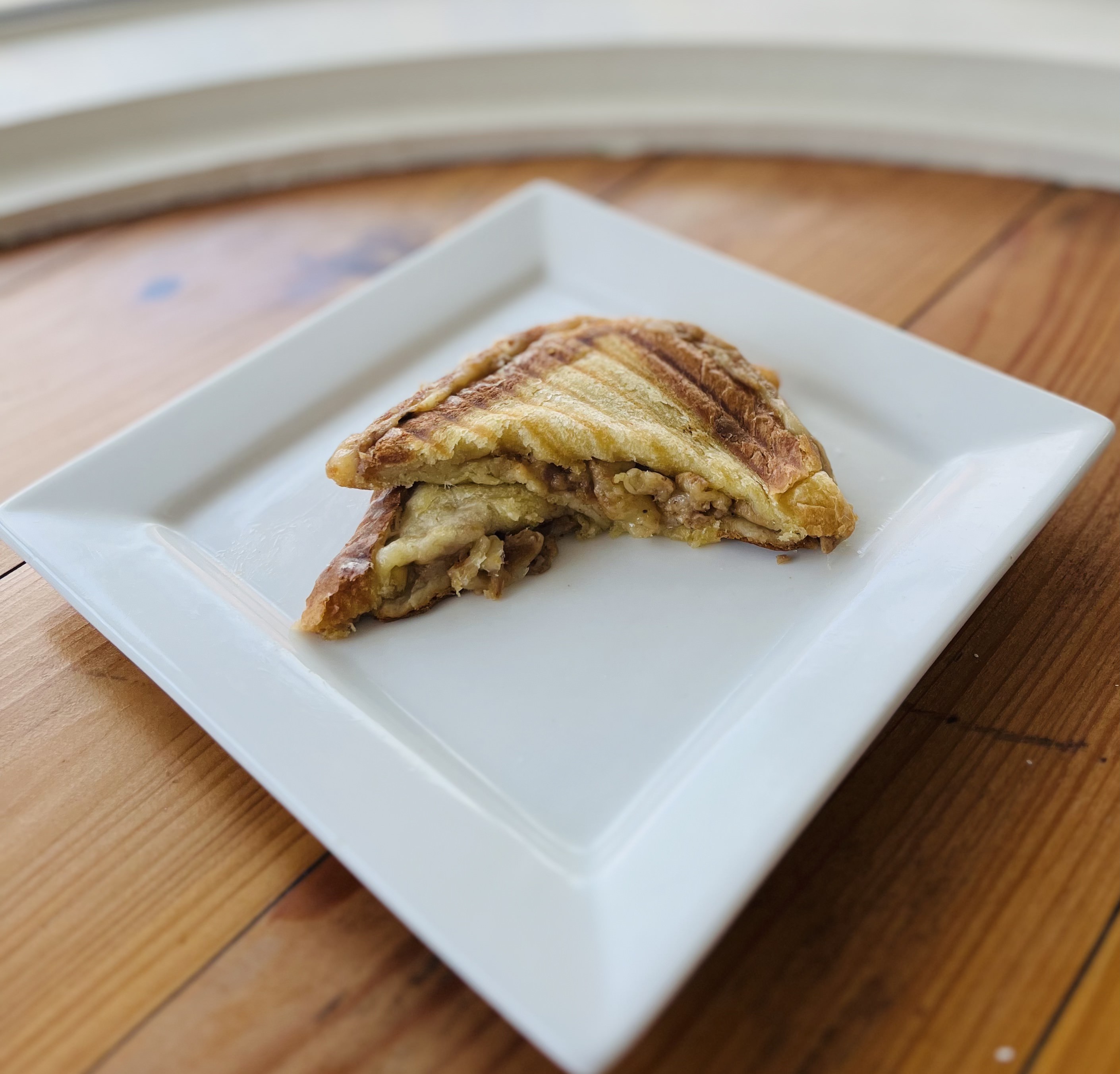 Boudin Grilled Cheese Sandwich